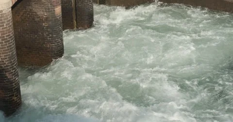 Rough river waters. Stock Footage 289311532