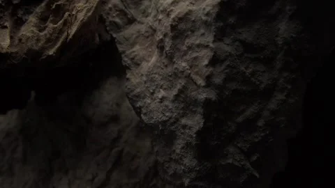 Rough Rock Formation in Low Light Stock Footage 287876807