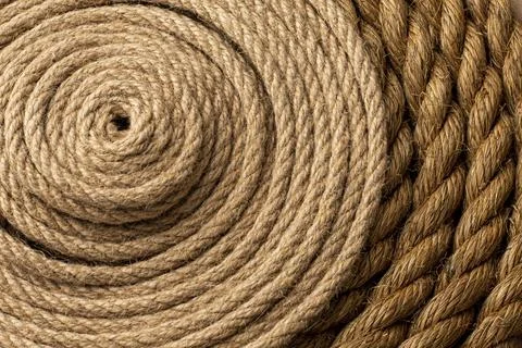The rough rope texture composition Stock Photos