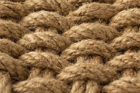 The rough rope texture composition Stock Photos