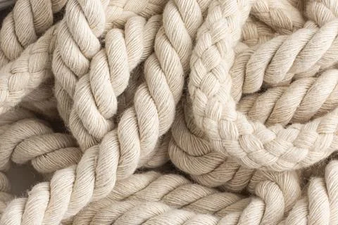 The rough rope texture composition Stock Photos