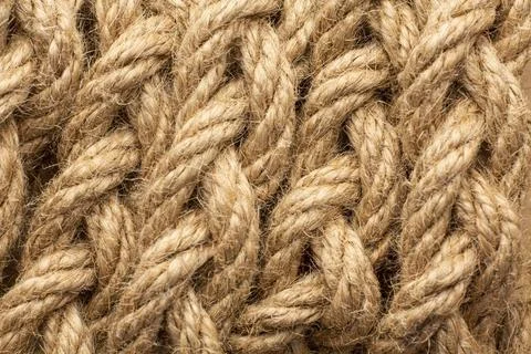 The rough rope texture composition Stock Photos