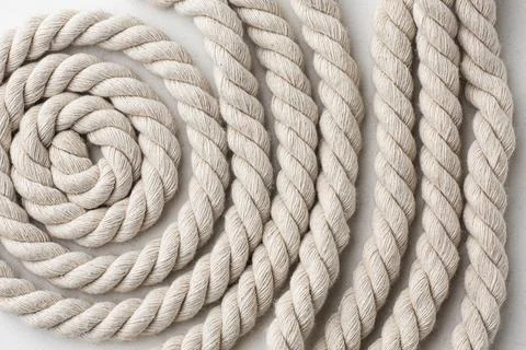 The rough rope texture composition Stock Photos