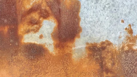 Rough Rusty Stock Footage 301282542