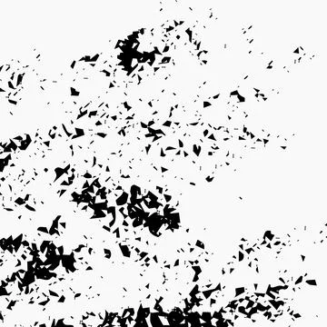 Rough, scratch, splatter grunge pattern design brush strokes. Overlay textu.. Stock Illustration