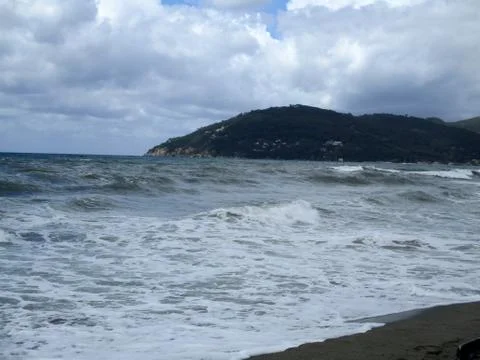 Rough sea b Stock Photos