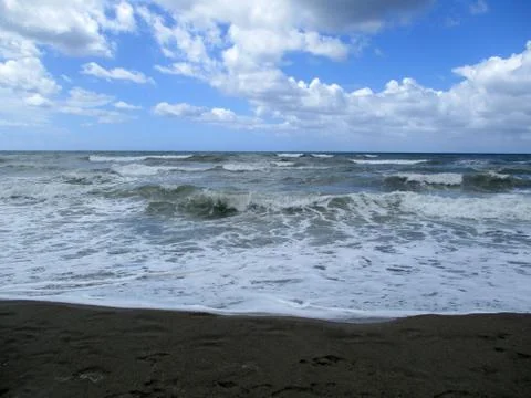 Rough sea c Stock Photos