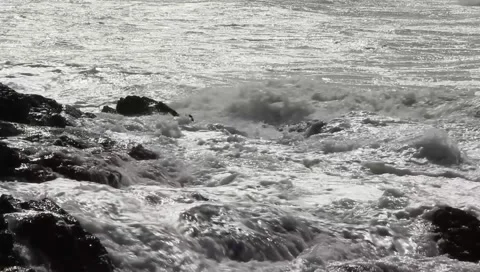 Rough Sea Stock Footage 1137658