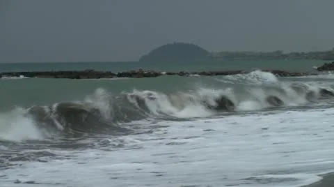 Rough Sea 스톡 동영상 11052813