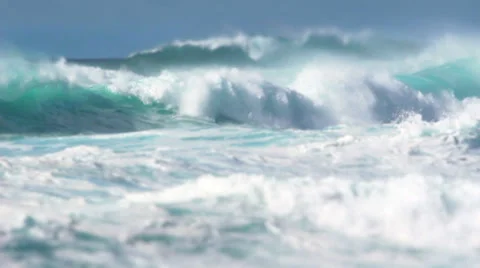 Rough sea Stock Footage 35041488