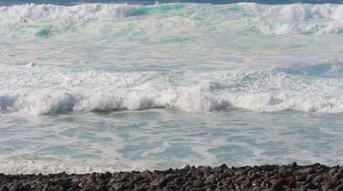 Rough sea Stock Footage 35044023