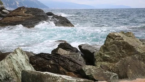 Rough Sea Stock-Footage 75927488