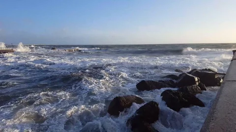 Rough sea 動画素材 87188700