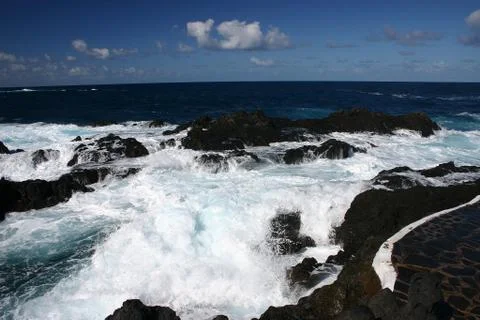 Rough sea Stock Photos