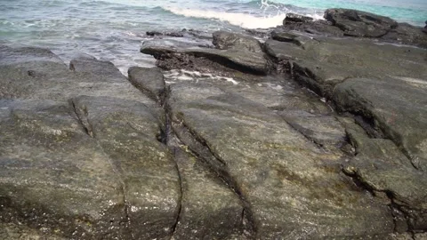 Rough sea at the shore 動画素材 148347532