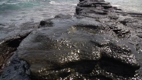 Rough sea at the shore 動画素材 148347575