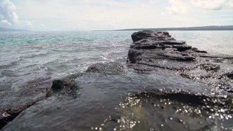 Rough sea at the shore 動画素材 148349290