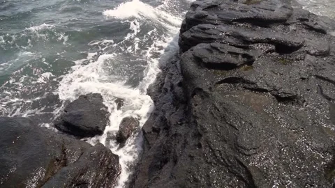 Rough sea at the shore 動画素材 148351448