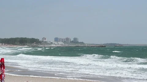 Rough Sea View Stock Footage 51017130