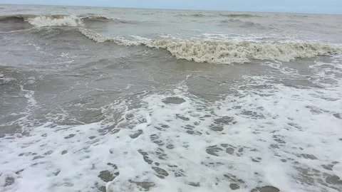 Rough sea. Waves. Stock Footage 321815706