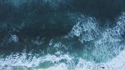 Rough sea waves in slow motion, Sumba, Indonesia Stock Footage 116229462