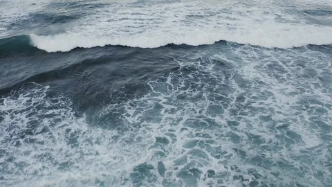 Rough sea waves in slow motion, Sumba, Indonesia Stock Footage 116229956