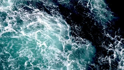 Rough seas off alaska coast in bering sea Stock Footage 315162007