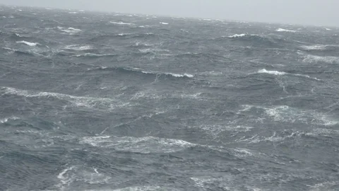Rough Seas In The Drake Passage 스톡 동영상 106935284