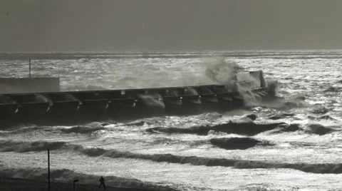 Rough seas Stock Footage 32249958