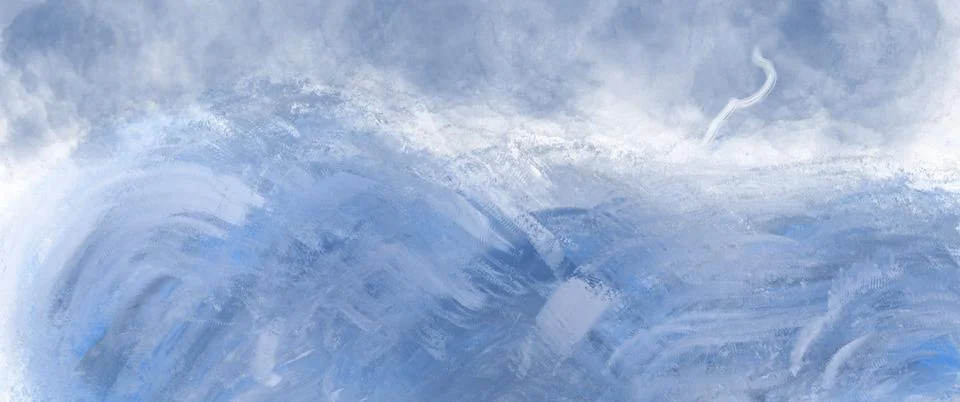 Rough Seas Stock Illustration