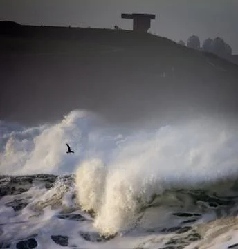 Rough seas landscape Stock Photos