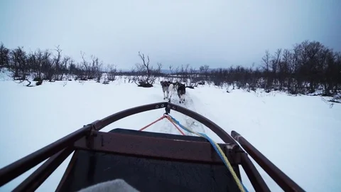 Rough sledding Stock Footage 89505302