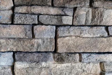 Rough Stone Brick Wall Stock Photos