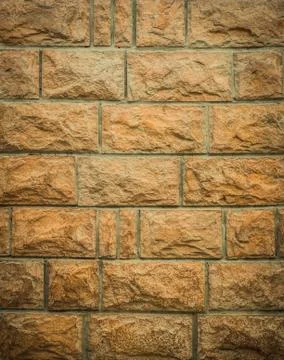 Rough stone brick wall texture for background Stock Photos