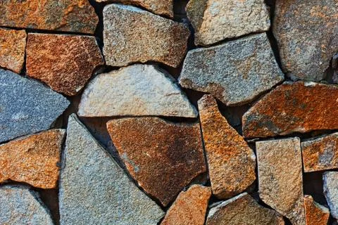 Rough stone pavement background Stock Photos