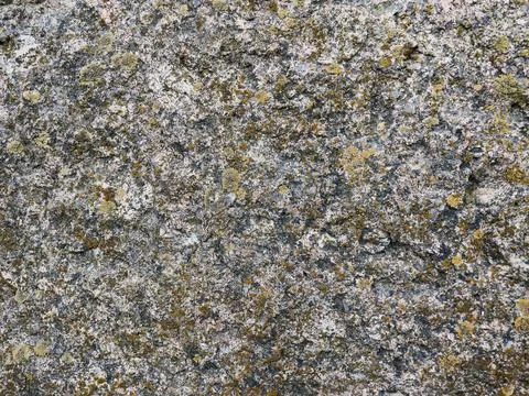 Rough stone surface from close with  moss texture Stockfoto's