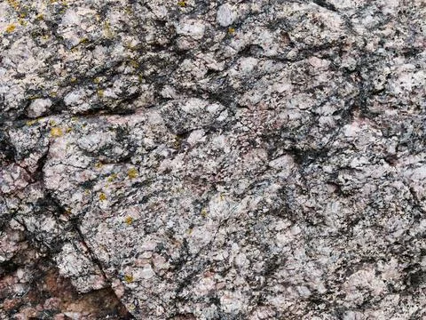 Rough stone surface from close with  moss texture Stock Photos