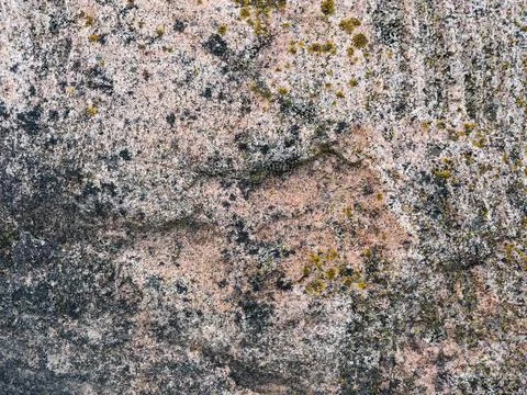 Rough stone surface from close with  moss texture Stock Photos