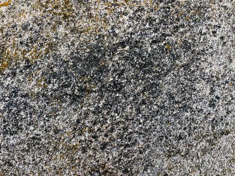 Rough stone surface from close with  moss texture Stock Photos
