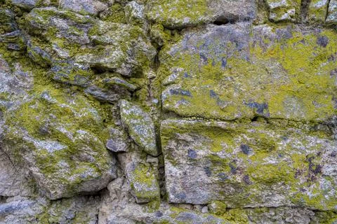 Rough stone wall structure Stock Photos