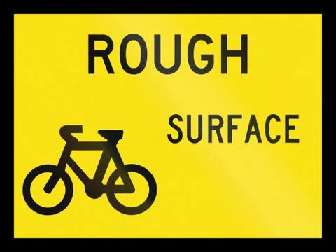 Rough Surface For Cyclists In Australia Stock Illustration