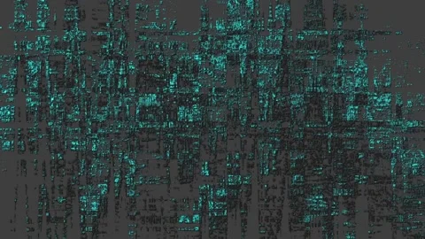 Rough surface with distortion, color ultra turquoise highlights Stock Footage 109630442