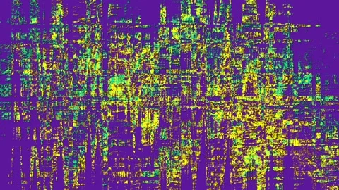 Rough surface with distortion, colored ultra yellow highlights on Stock Footage 109629759