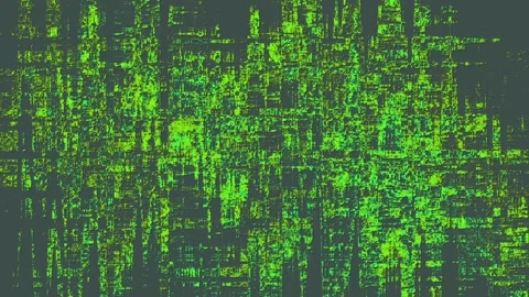 Rough surface with distortion, colored ultra green highlights Stock Footage 109630742