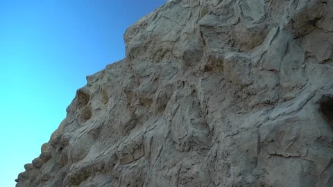 Rough surface of an old stone wall Stock Footage 100563062