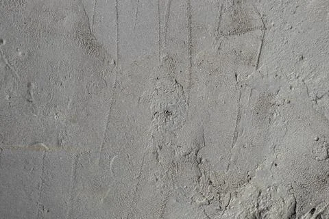 Rough texture of cement.Texture of a freshly cemented path in the yard. Stock Photos
