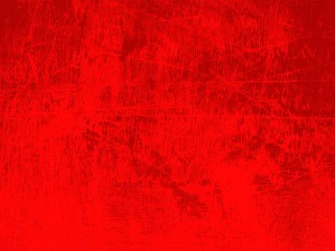Rough Texture of old surface on red background with scratches Stock Illustration