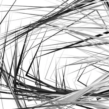 Rough vector texture with edgy rectangular shapes. Abstract grayscale pattern Stock Illustration