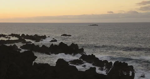 Rough waves in the ocean, Porto Moniz, 4K Stock Footage 246481954