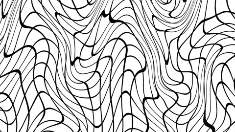 Rough Waving Lines False Faux Liquid Pattern Contours Stock Footage 139733283